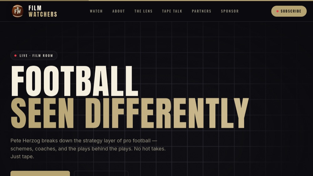 FilmWatchers — Pro football film breakdowns
