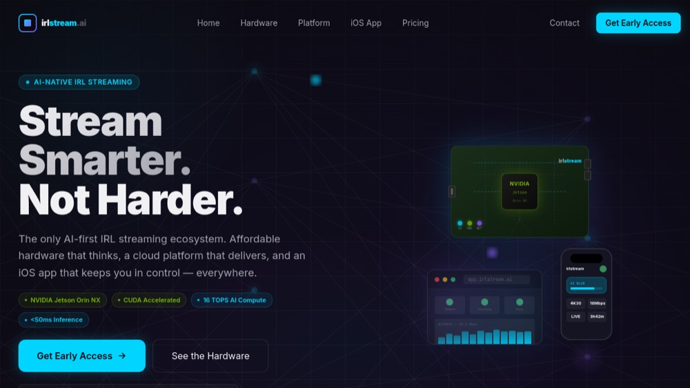 IRLStream — AI-native IRL streaming