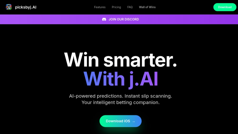 PicksByJ — AI sports betting predictions